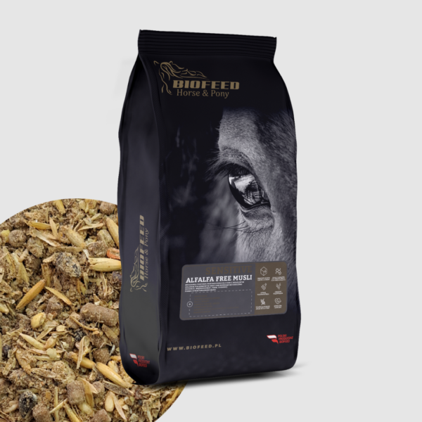 BIOFEED Sensitive Alfalfa Free Musli 20 kg - bez lucerny