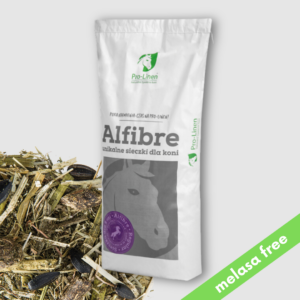 Pro-Linen Alfibre Regular 15 kg MELASA FREE - urozmaicona sieczka z lucerny bez melasy