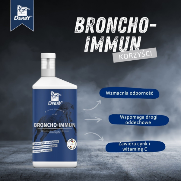 DERBY Broncho-Immun 1L - dla koni z problemami oddechowymi