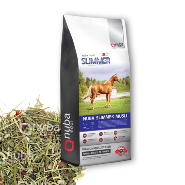 Pasza dla koni otyłych Nuba Slimmer Musli. Worek Nuba Equi.